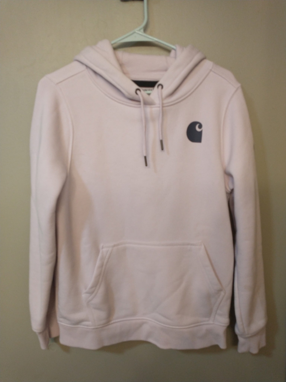 Carhartt Light Purple Pullover Hoodie with Dark Chest Logo